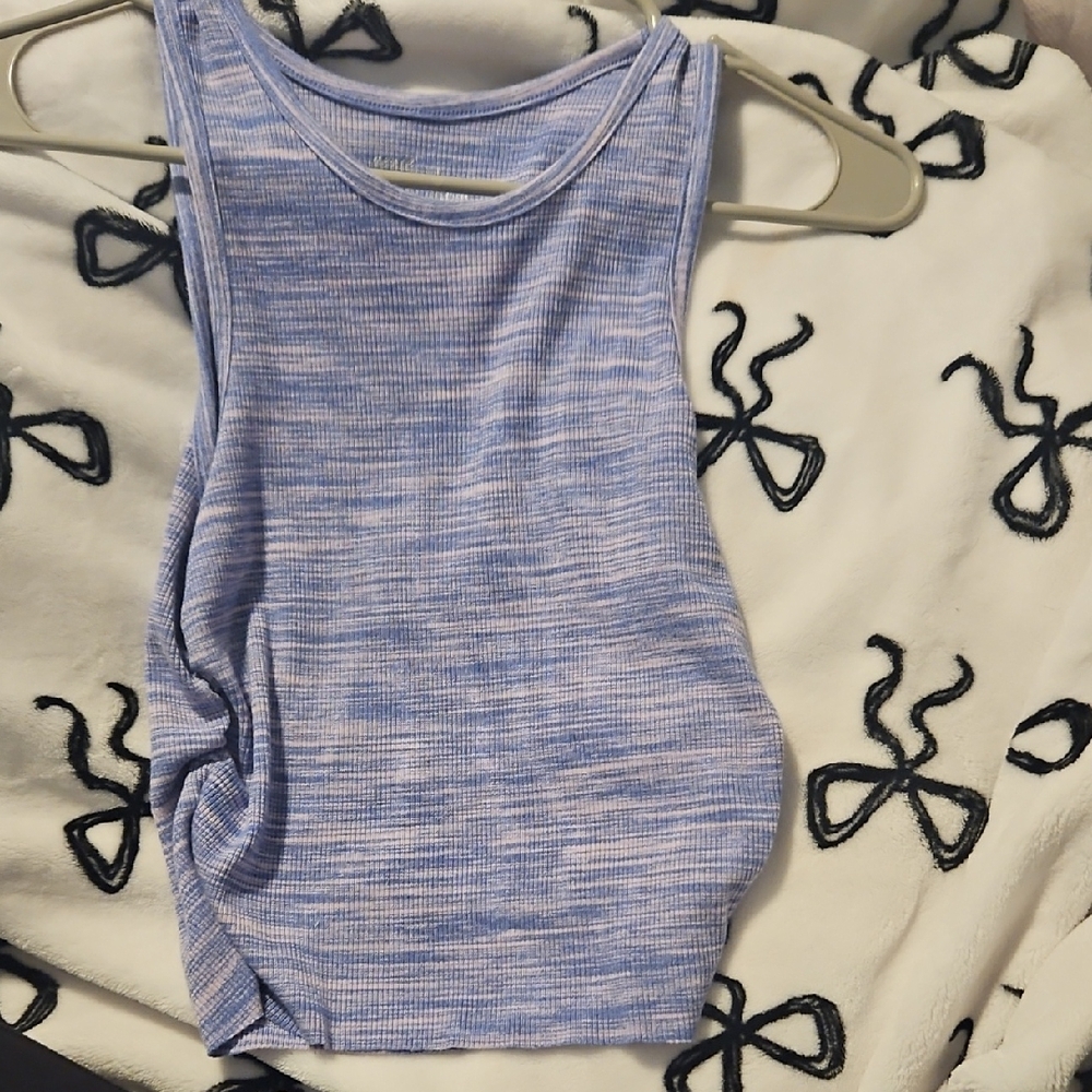 Blue Sleeveless Women's Top